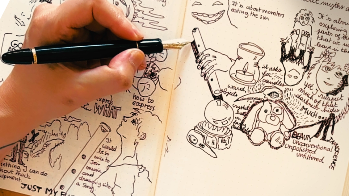 The harvest — sketchbook diary